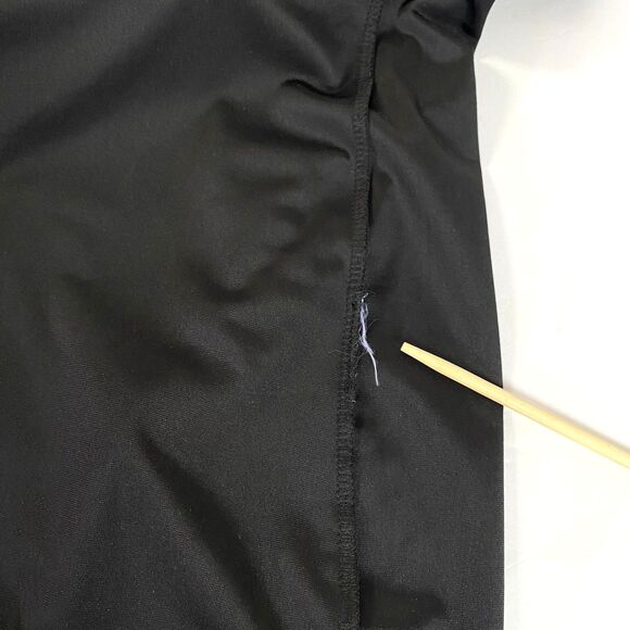 BCBGeneration Velour Ruched Pleated Neckline Mini Dress Womens XS Black Stretch - Picture 16 of 16